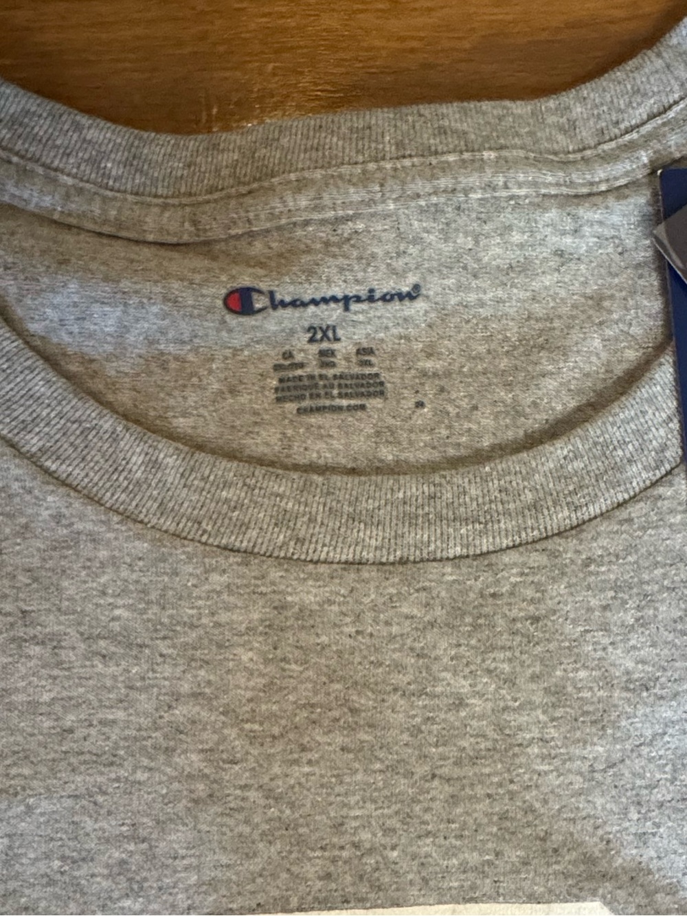 Champion Gray Ohio State Logo Short Sleeve Tee - Picture 2 of 2